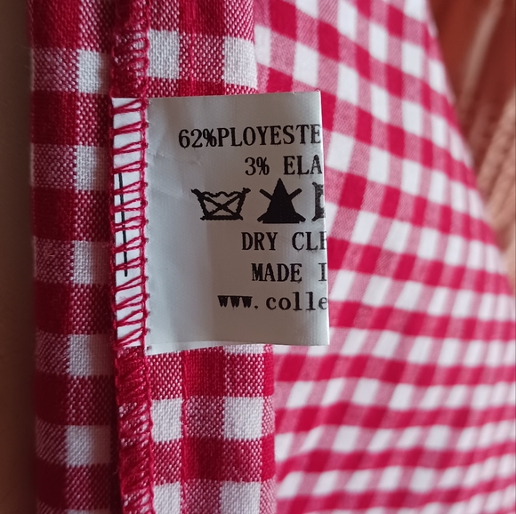 ModCloth / Collectif Checkered Skirt - XXL - Red and White - Picture 8 of 9